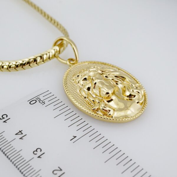 Cadena de Hombre en Acero Bañada en Oro 14k – MCH024 - Imagen 3