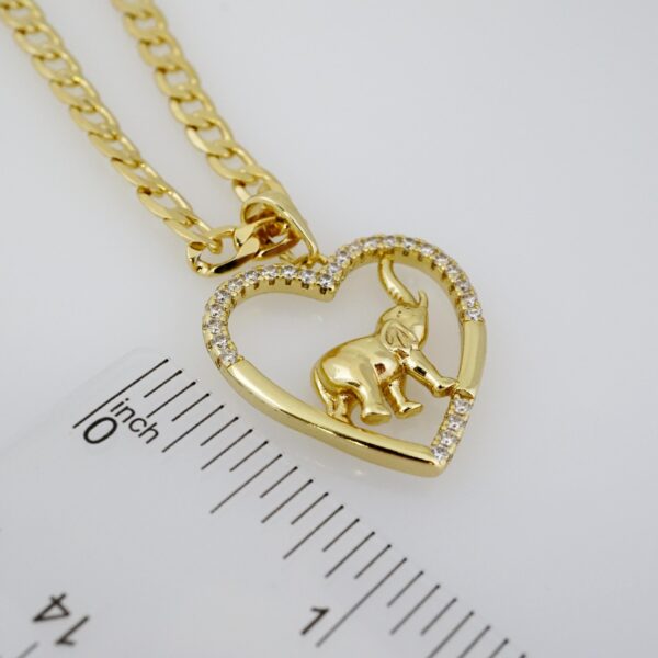 Cadena de Acero Bañada en Oro 14k – CH0117 - Imagen 3