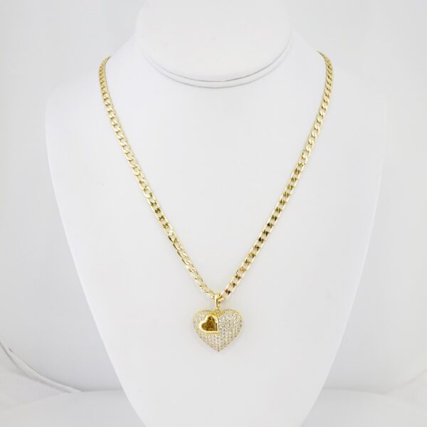 Cadena de Acero Bañada en Oro 14k – CH0116