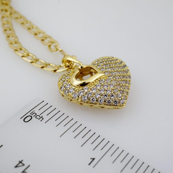 Cadena de Acero Bañada en Oro 14k – CH0116 - Imagen 3