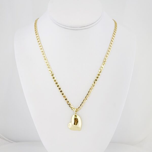 Cadena de Acero Bañada en Oro 14k – CH0129