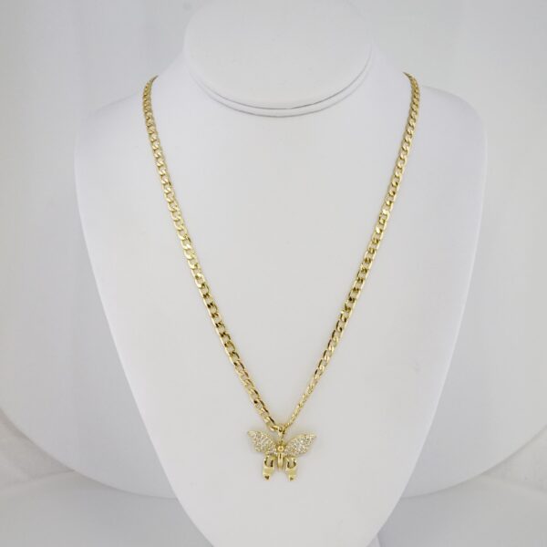 Cadena de Acero Bañada en Oro 14k – CH0121