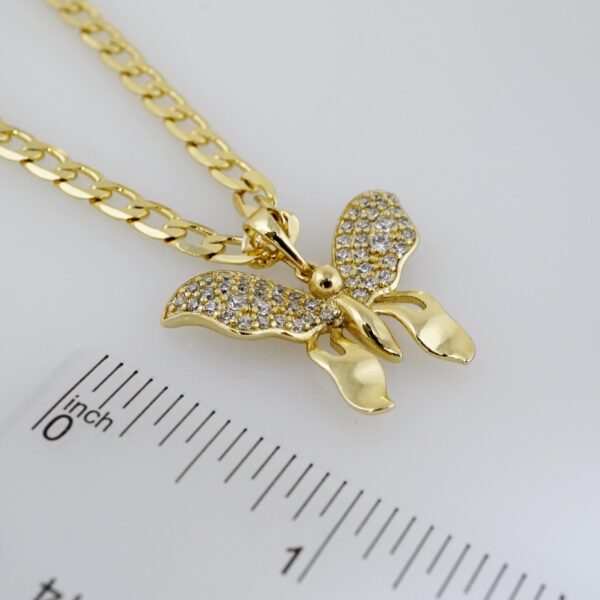 Cadena de Acero Bañada en Oro 14k – CH0129 - Imagen 3