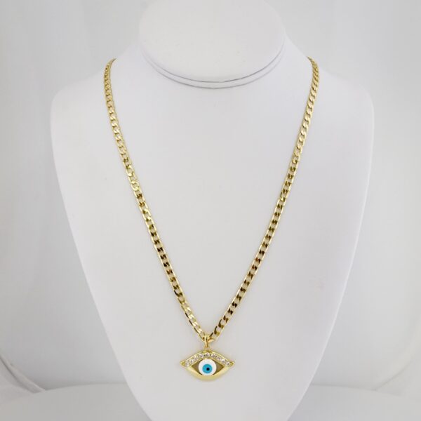 Cadena de Acero Bañada en Oro 14k – CH0120