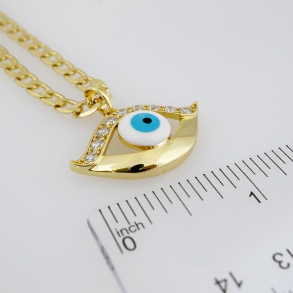 Cadena de Acero Bañada en Oro 14k – CH0120 - Imagen 3