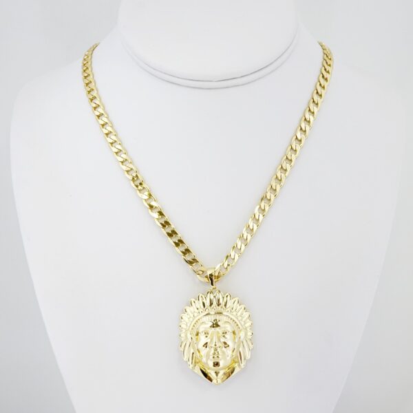 Cadena de Hombre en Acero Bañada en Oro 14k – MCH015