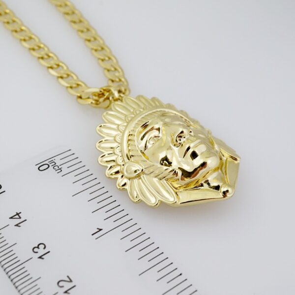 Cadena de Hombre en Acero Bañada en Oro 14k – MCH015 - Imagen 3