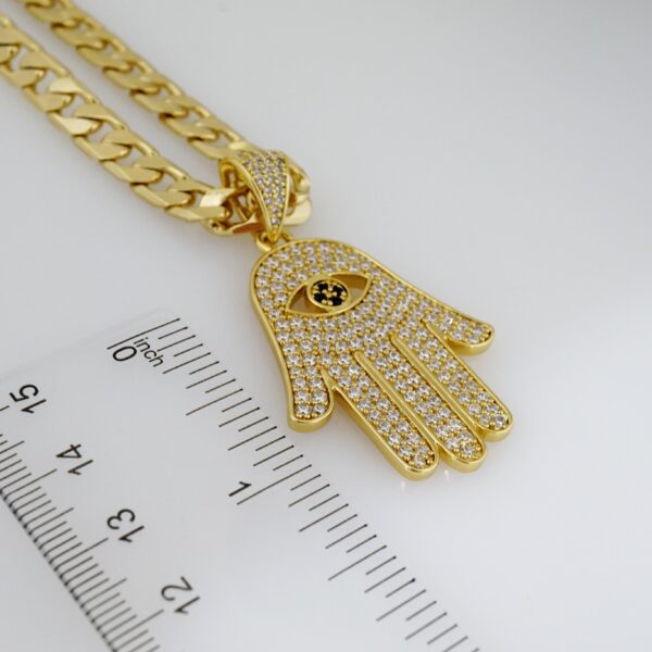 Cadena de Hombre en Acero Bañada en Oro 14k – MCH011 - Imagen 3