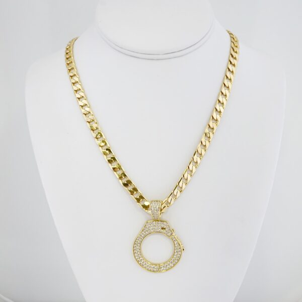 Cadena de Hombre en Acero Bañada en Oro 14k – MCH012