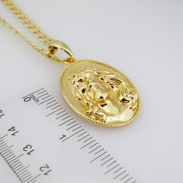 Cadena de Hombre en Acero Bañada en Oro 14k – MCH028 - Imagen 3