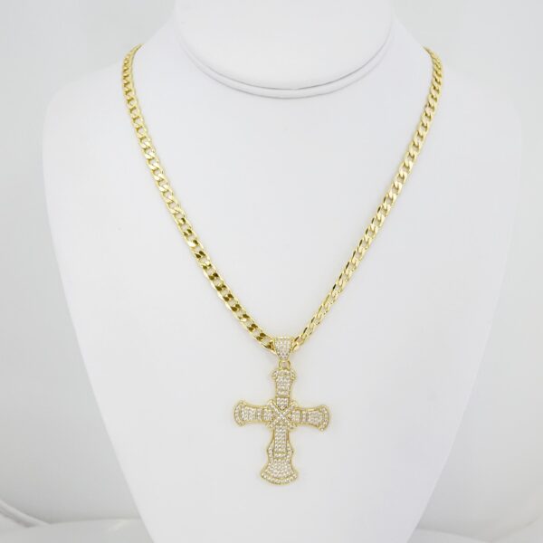 Cadena de Hombre en Acero Bañada en Oro 14k – MCH029