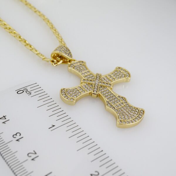 Cadena de Hombre en Acero Bañada en Oro 14k – MCH029 - Imagen 3