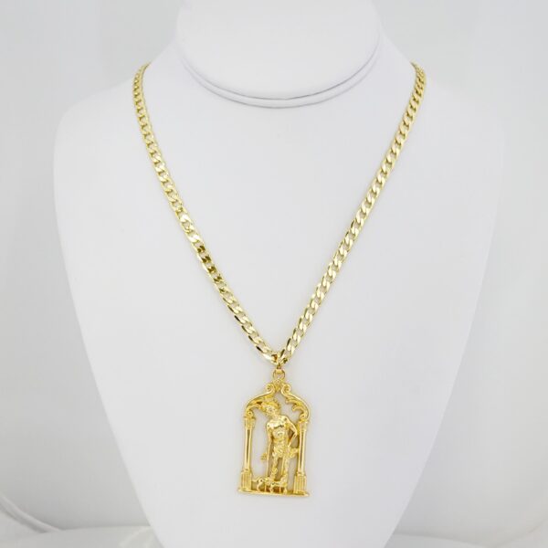 Cadena de Hombre en Acero Bañada en Oro 14k – MCH027