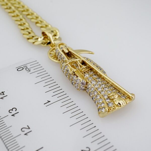 Cadena de Hombre en Acero Bañada en Oro 14k – MCH013 - Imagen 3