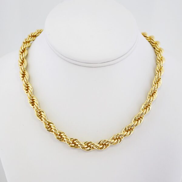 Cadena de Hombre en Acero Bañada en Oro 14k – MCH021