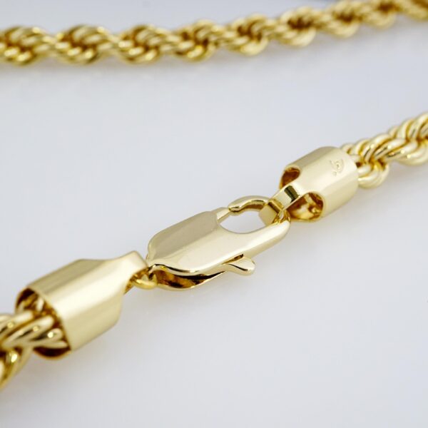 Cadena de Hombre en Acero Bañada en Oro 14k – MCH021 - Imagen 3