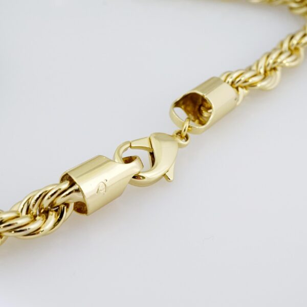 Cadena de Hombre en Acero Bañada en Oro 14k – MCH023 - Imagen 3