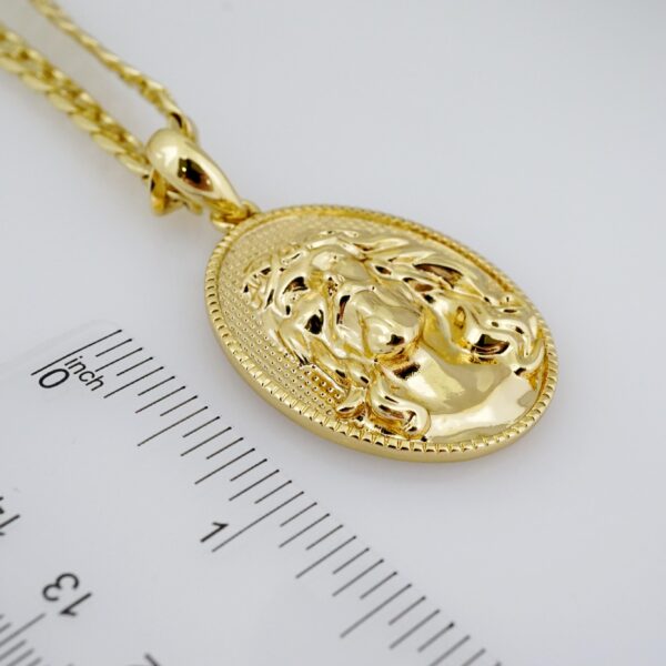 Cadena de Hombre en Acero Bañada en Oro 14k – MCH030 - Imagen 3
