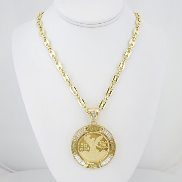 Cadena de Hombre en Acero Bañada en Oro 14k – MCH031