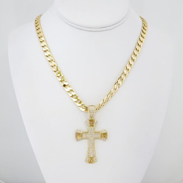 Cadena de Hombre en Acero Bañada en Oro 14k – MCH033