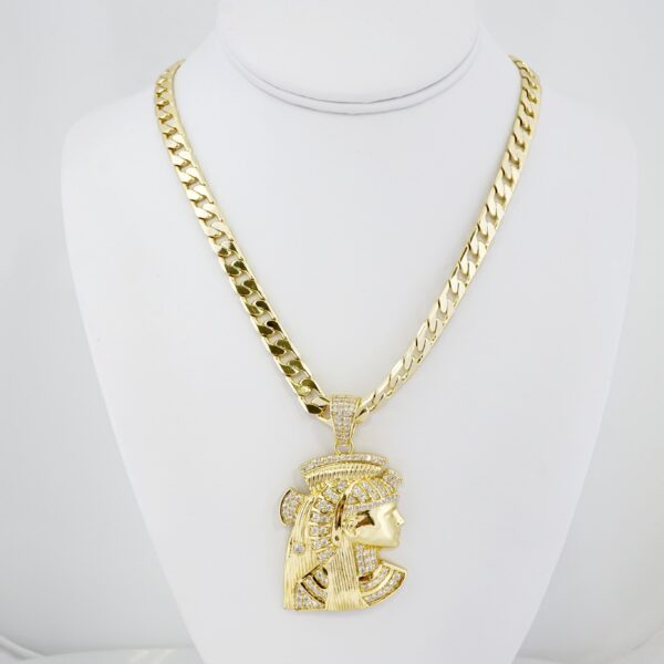 Cadena de Hombre en Acero Bañada en Oro 14k – MCH020