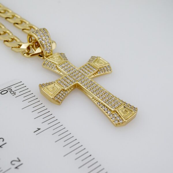 Cadena de Hombre en Acero Bañada en Oro 14k – MCH033 - Imagen 3