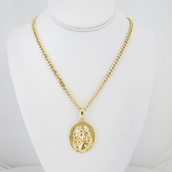 Cadena de Hombre en Acero Bañada en Oro 14k – MCH034
