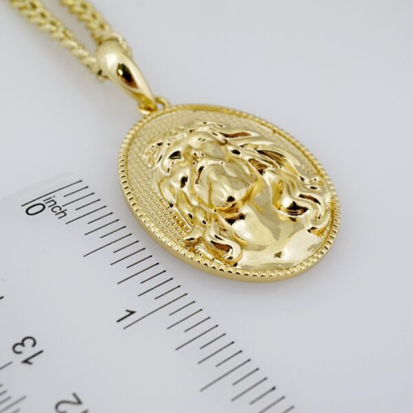 Cadena de Hombre en Acero Bañada en Oro 14k – MCH034 - Imagen 3