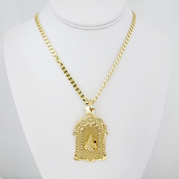 Cadena de Hombre en Acero Bañada en Oro 14k – MCH035