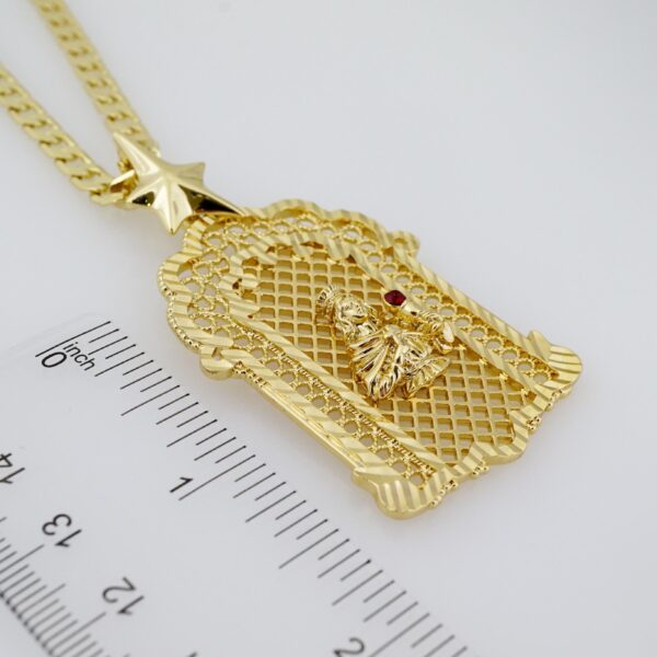 Cadena de Hombre en Acero Bañada en Oro 14k – MCH035 - Imagen 3