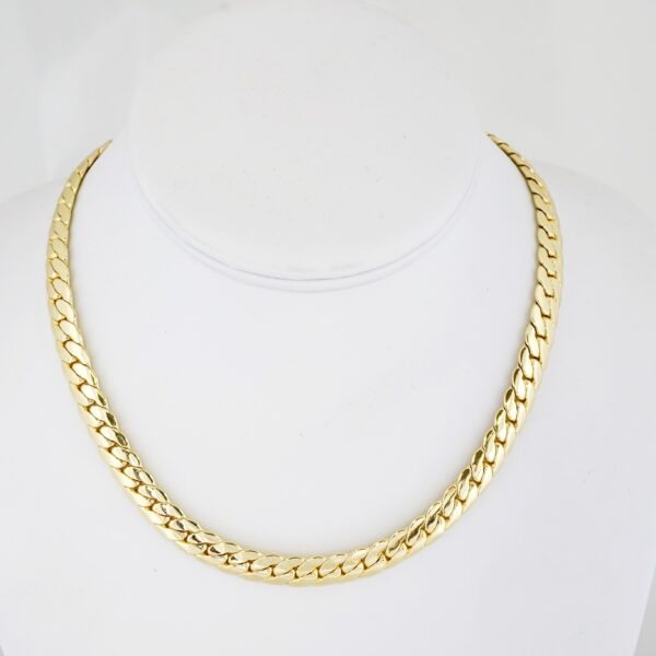 Gargantilla de Acero Bañada en Oro 14k - NK012