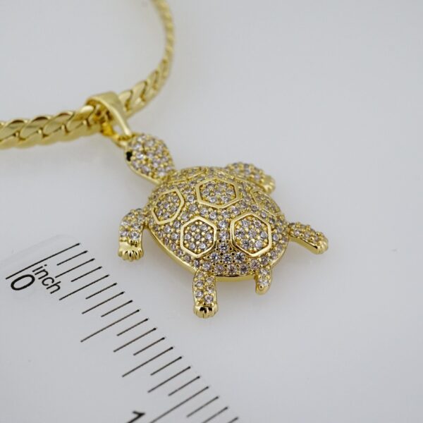 Gargantilla de Acero Bañada en Oro 14k - NK015 - Imagen 3