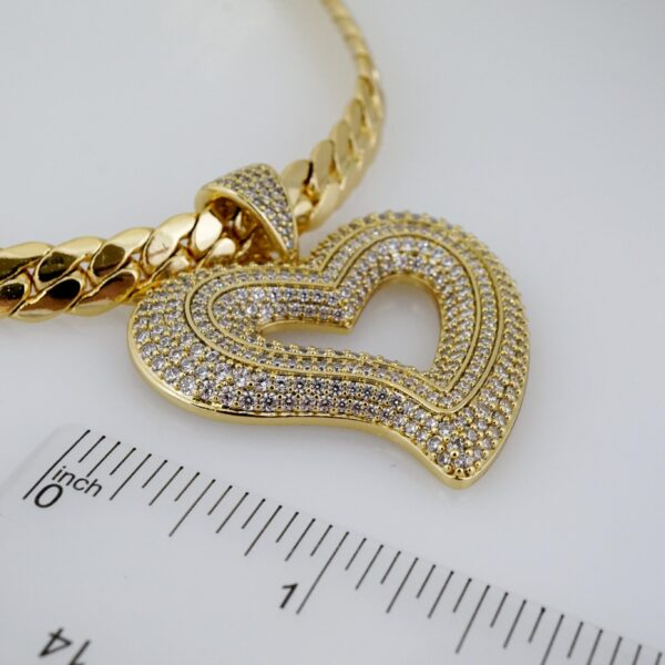 Gargantilla de Acero Bañada en Oro 14k - NK014 - Imagen 3