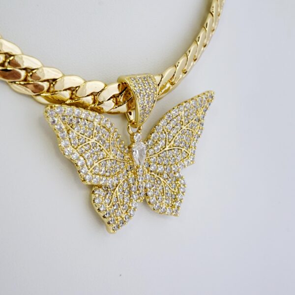 Gargantilla de Acero Bañada en Oro 14k - NK013 - Imagen 2