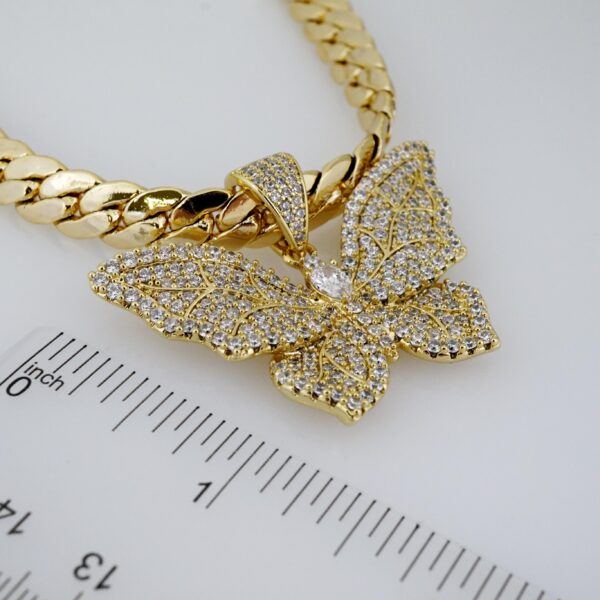 Gargantilla de Acero Bañada en Oro 14k - NK013 - Imagen 3