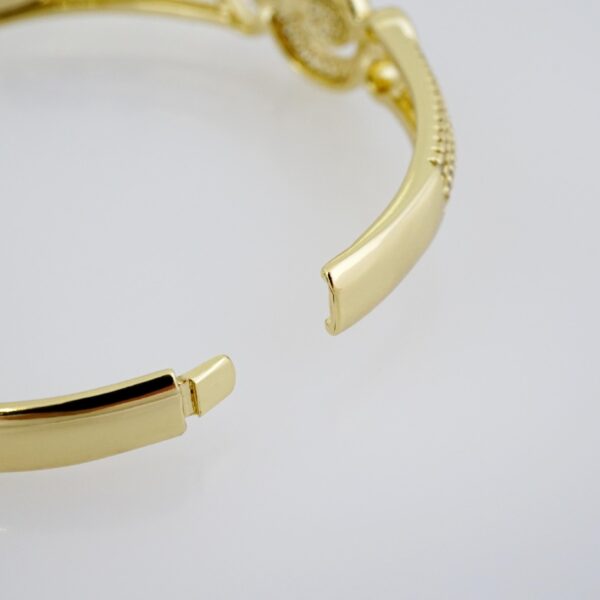 Manilla de Acero Bañada en Oro 14k - BA023 - Imagen 3