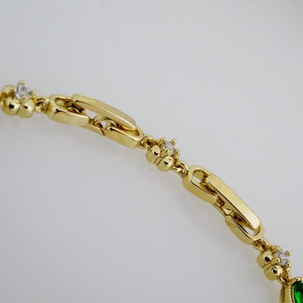 Brazalete de Acero Bañado en Oro 14k - BR043 - Imagen 3
