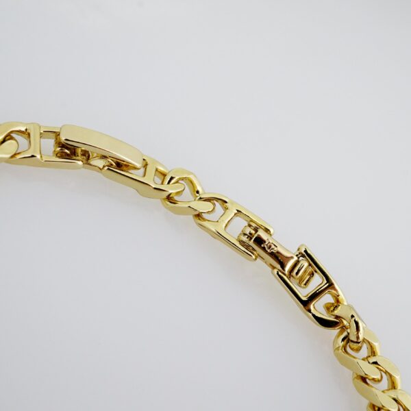 Brazalete de Acero Bañado en Oro 14k - BR036 - Imagen 3