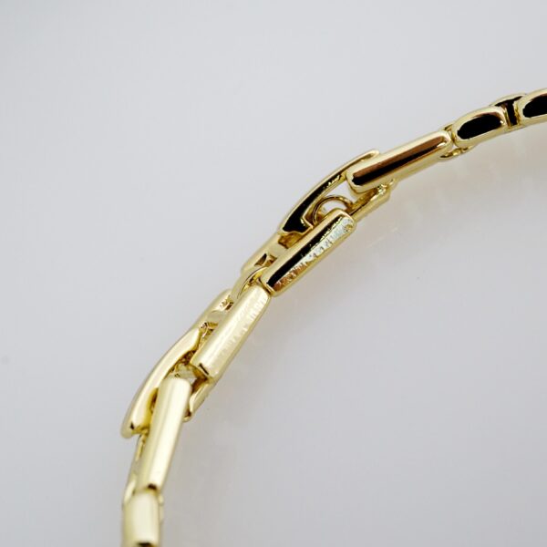 Brazalete de Acero Bañado en Oro 14k - BR033 - Imagen 3