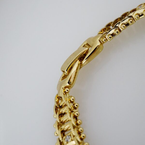 Brazalete de Acero Bañado en Oro 14k - BR025 - Imagen 3