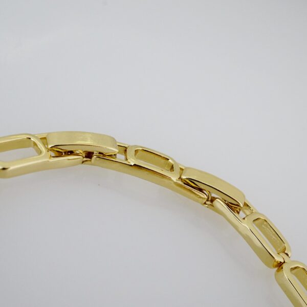 Brazalete de Acero Bañado en Oro 14k - BR026 - Imagen 3