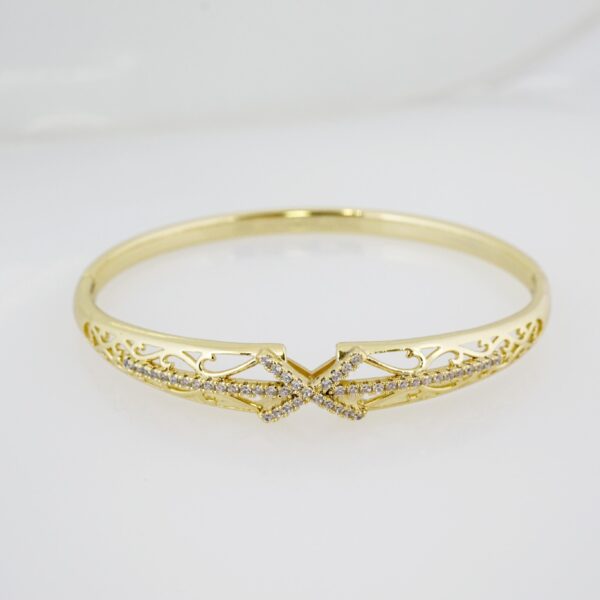 Pulso de Acero Bañado en Oro 14k - BA022