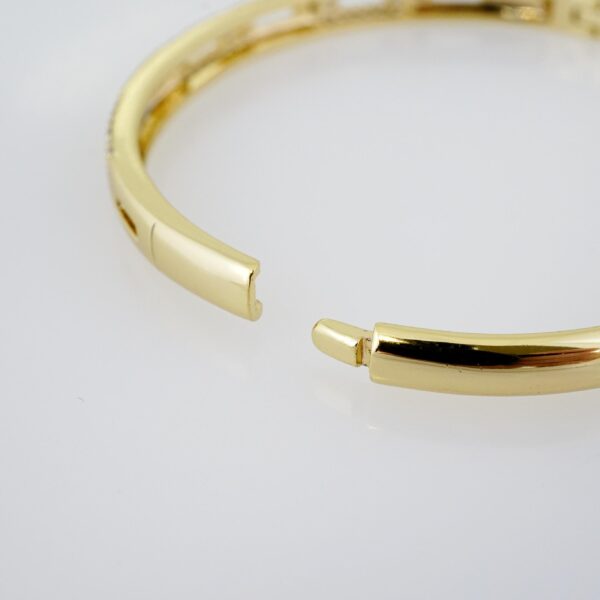 Pulso de Acero Bañado en Oro 14k - BA018 - Imagen 3