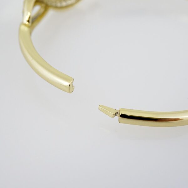 Pulso de Acero Bañado en Oro 14k - BA016 - Imagen 3