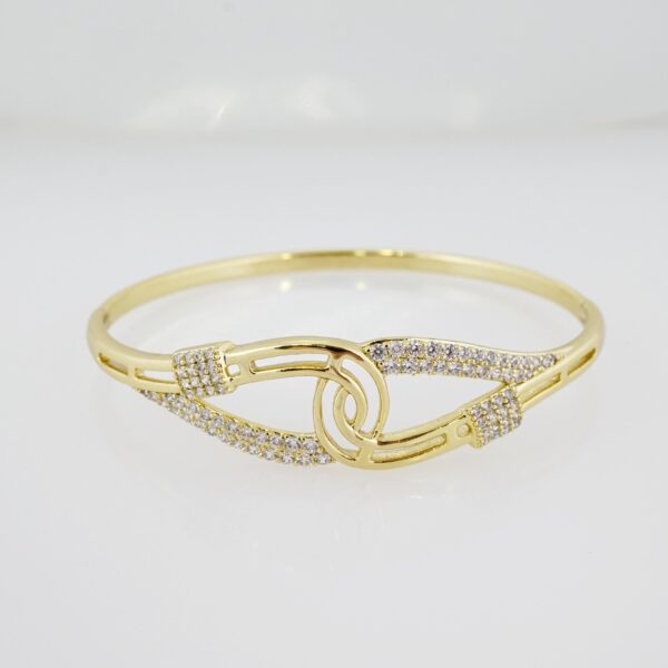 Pulso de Acero Bañado en Oro 14k - BA015
