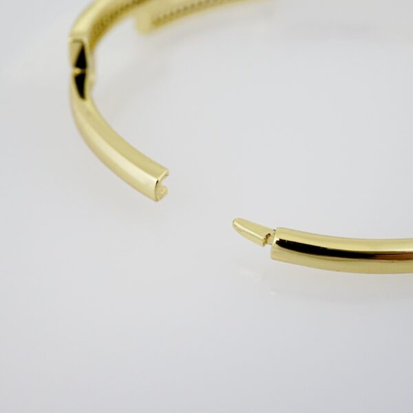 Pulso de Acero Bañado en Oro 14k - BA013 - Imagen 3