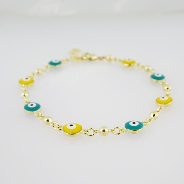 Brazalete de Acero Bañado en Oro 14k - BR017