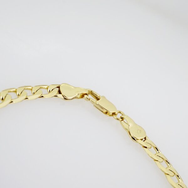 Brazalete de Acero Bañado en Oro 14k - BR045 - Imagen 3