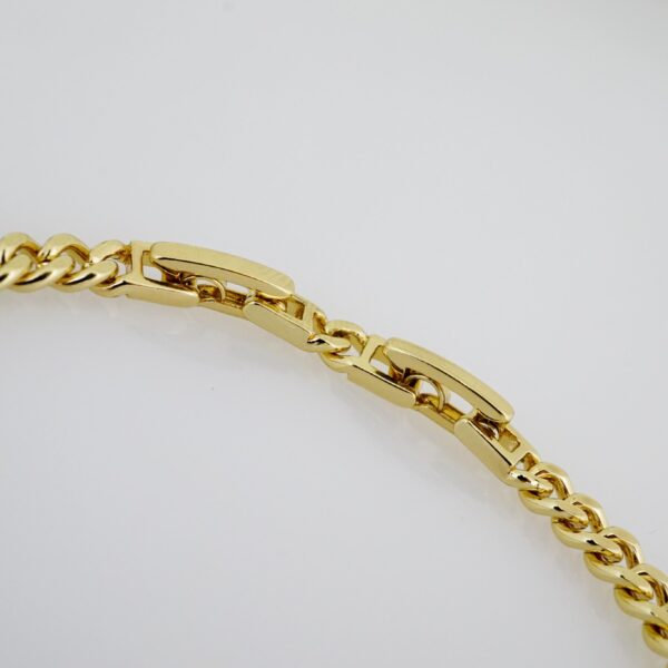 Brazalete de Acero Bañado en Oro 14k - BR044 - Imagen 3
