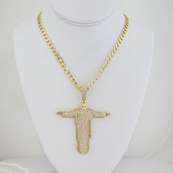 Cadena de Hombre en Acero Bañada en Oro 14k – MCH041
